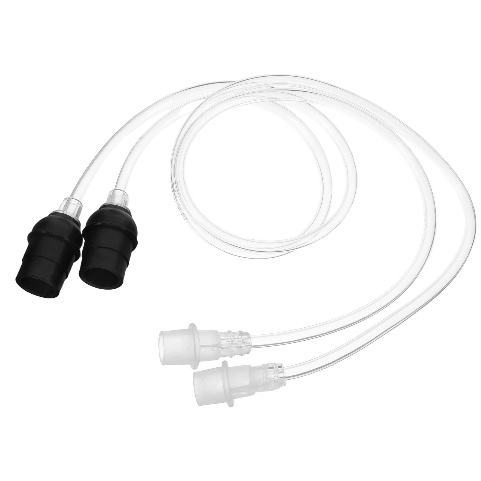 Flexible Hose Braided - 2 個真空カッピング交換用延長チューブ透明フレキシブルハンドポンプホーススペアパーツ真空アクセサリーホーム