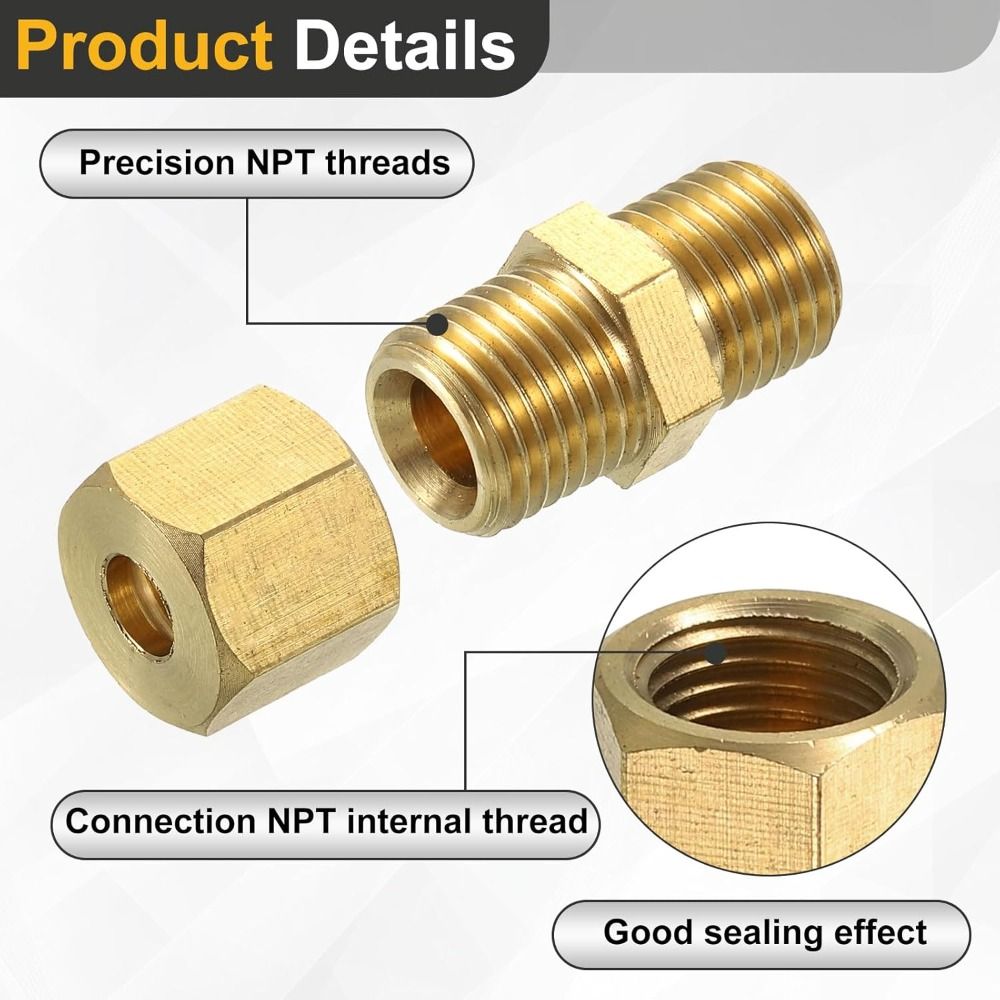 Compression Fitting Brass - 真鍮製圧縮継手 4 5 6 8 10